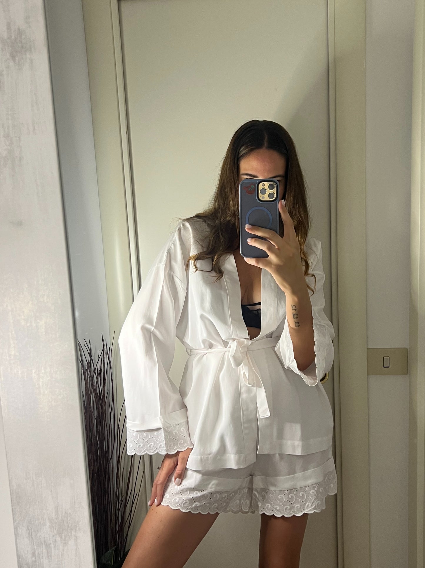 Kimono Sangallo white