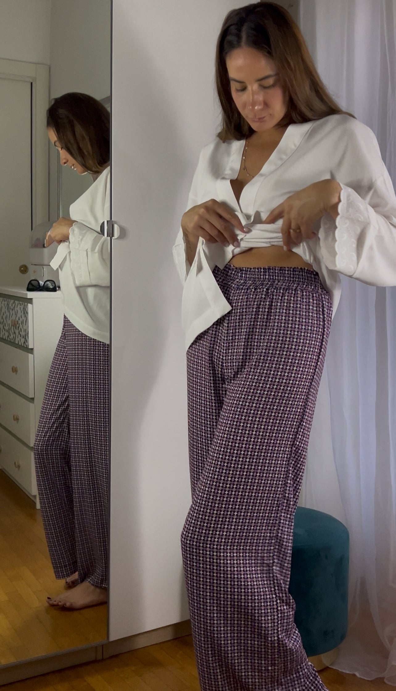 Pantalone Lilla Blu