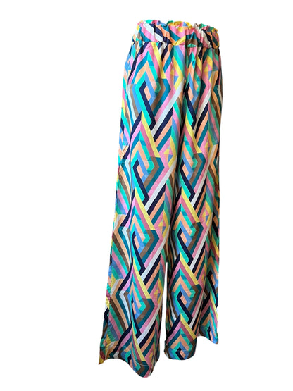 Pantalone multi colors