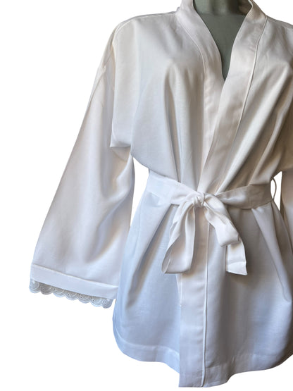 Kimono Sangallo white